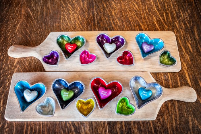 Aluminium Heart Collection