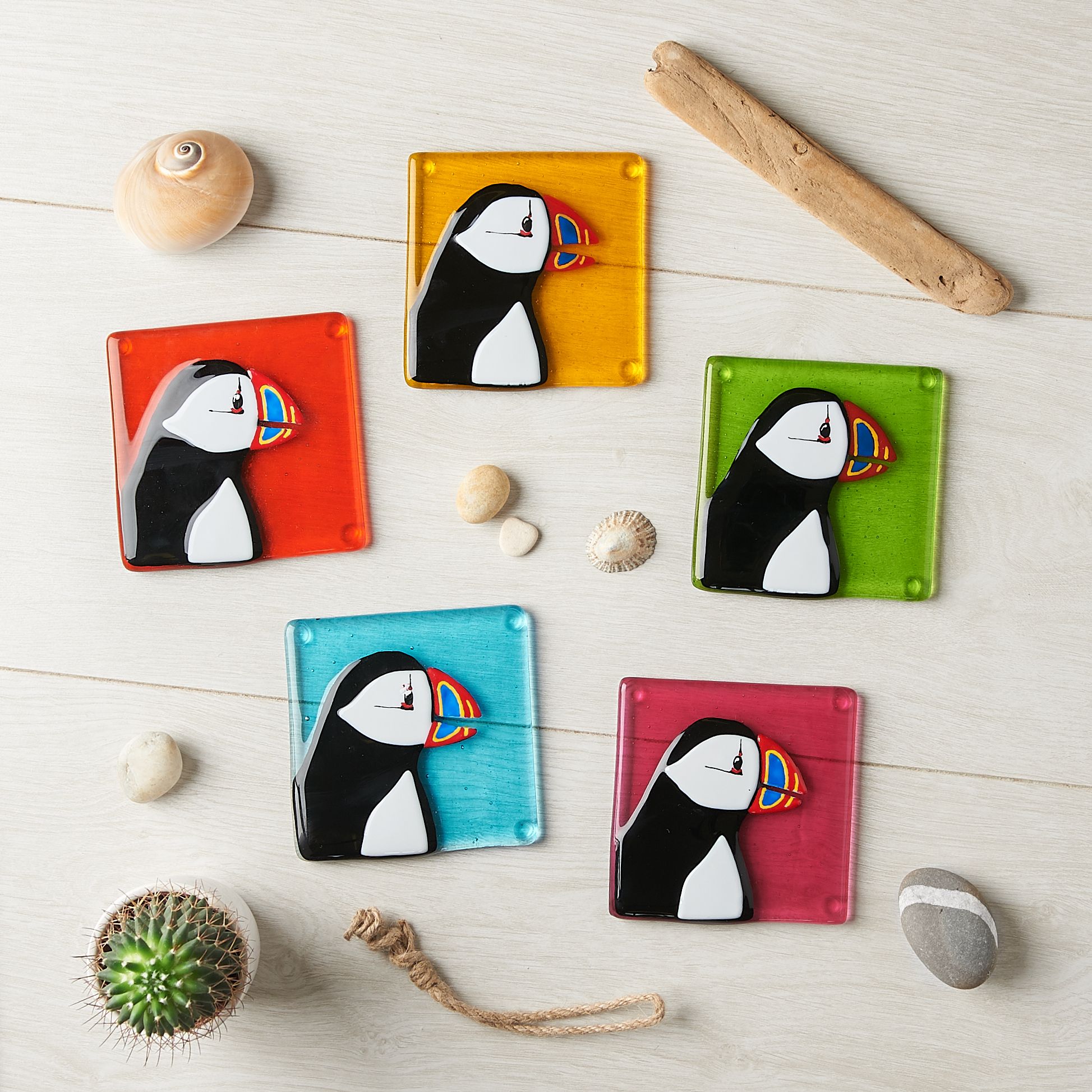 BEST SELLER puffin coasters