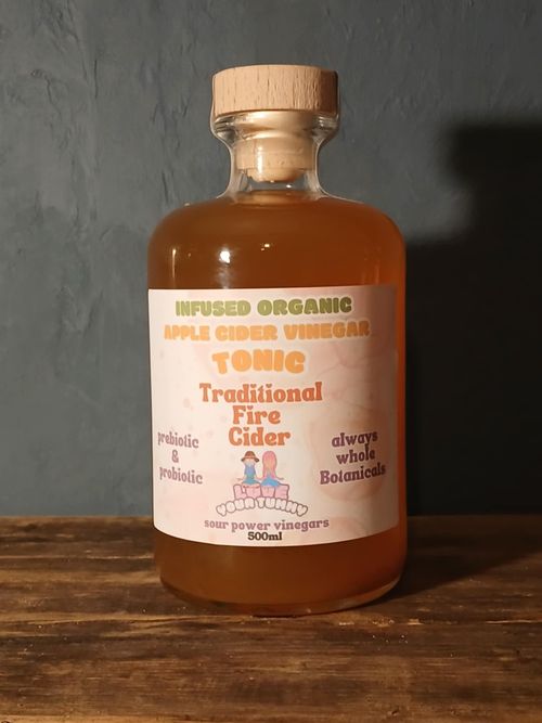 Fire Cider infused vinegar