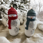 Snowman Candle