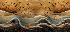 Geese Over Golden Skies