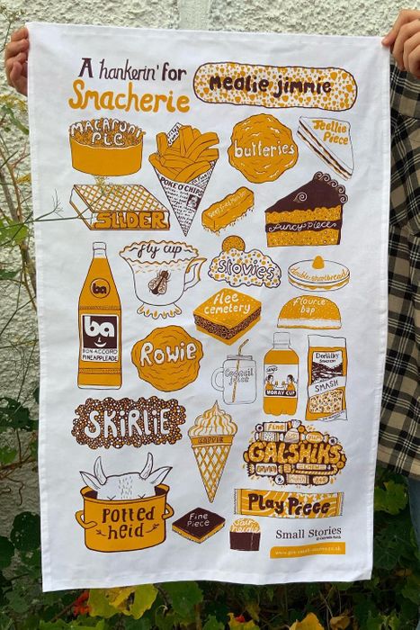 Doric Scots words tea towels