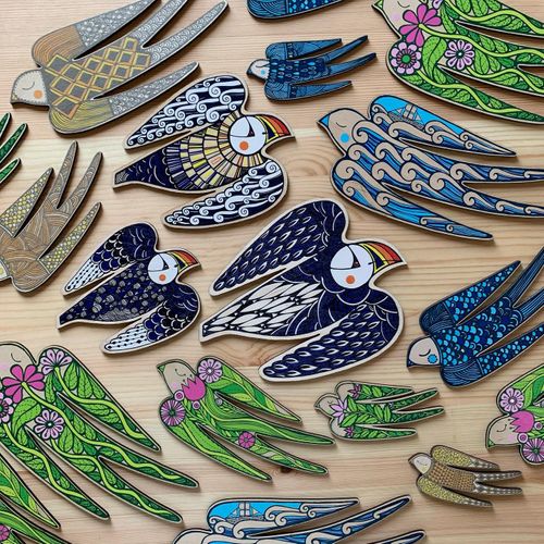 Wall decorations - sets of 3