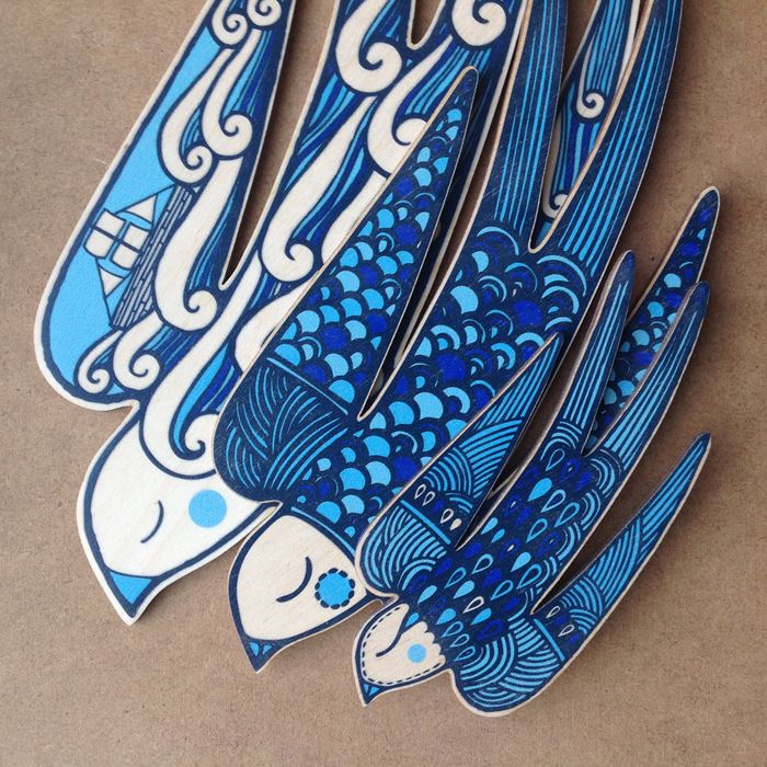 Wall decorations - sets of 3