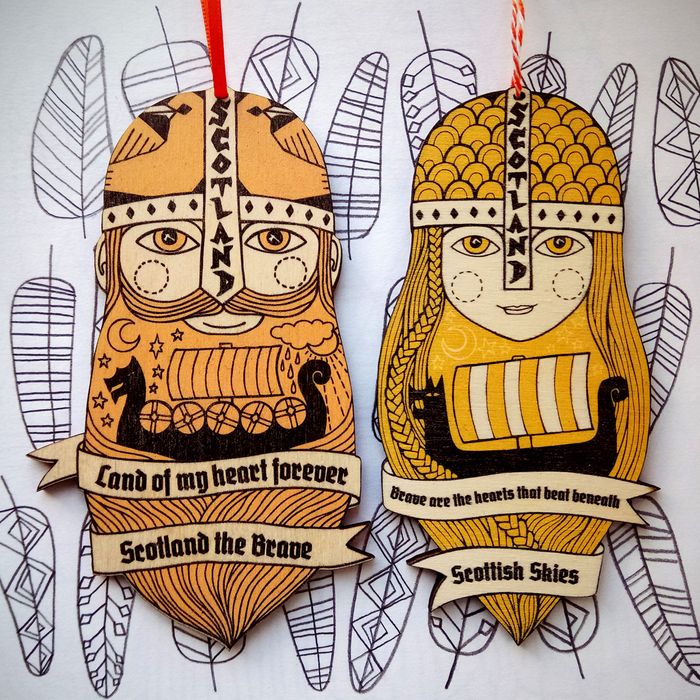 Scottish celebration decorations