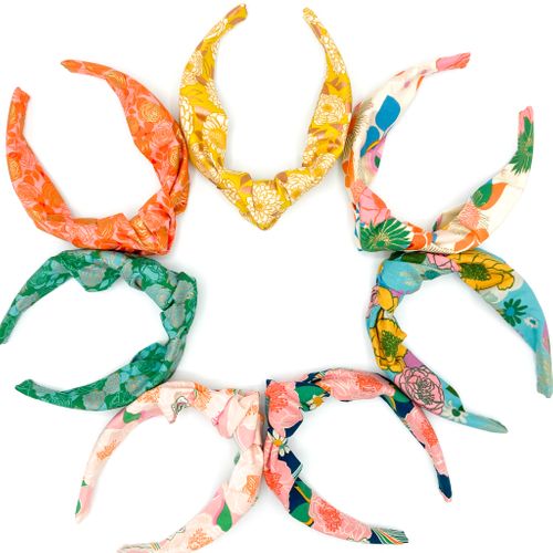 Floral Top Knot Alice Band