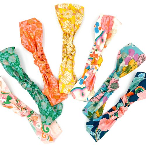 Floral Knotted Elasticated Headband