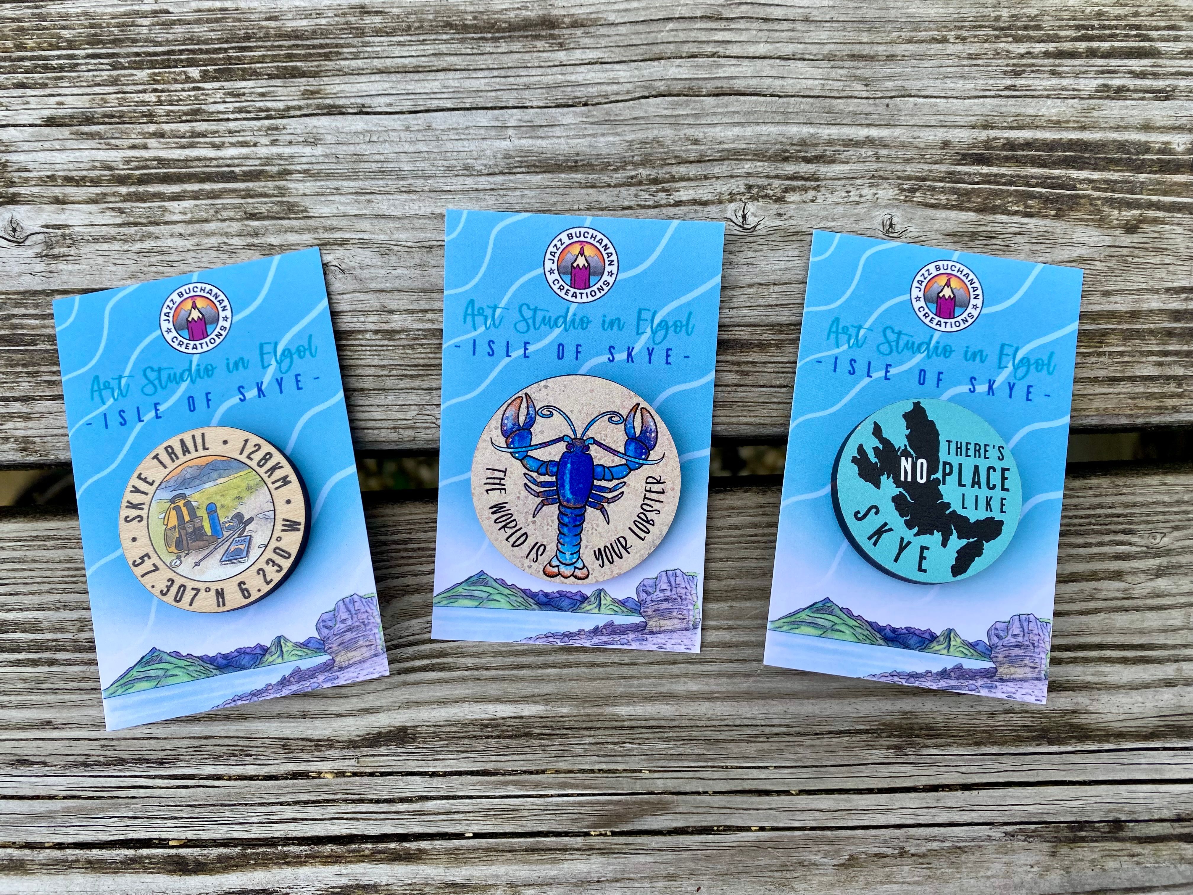 Keyrings and badges