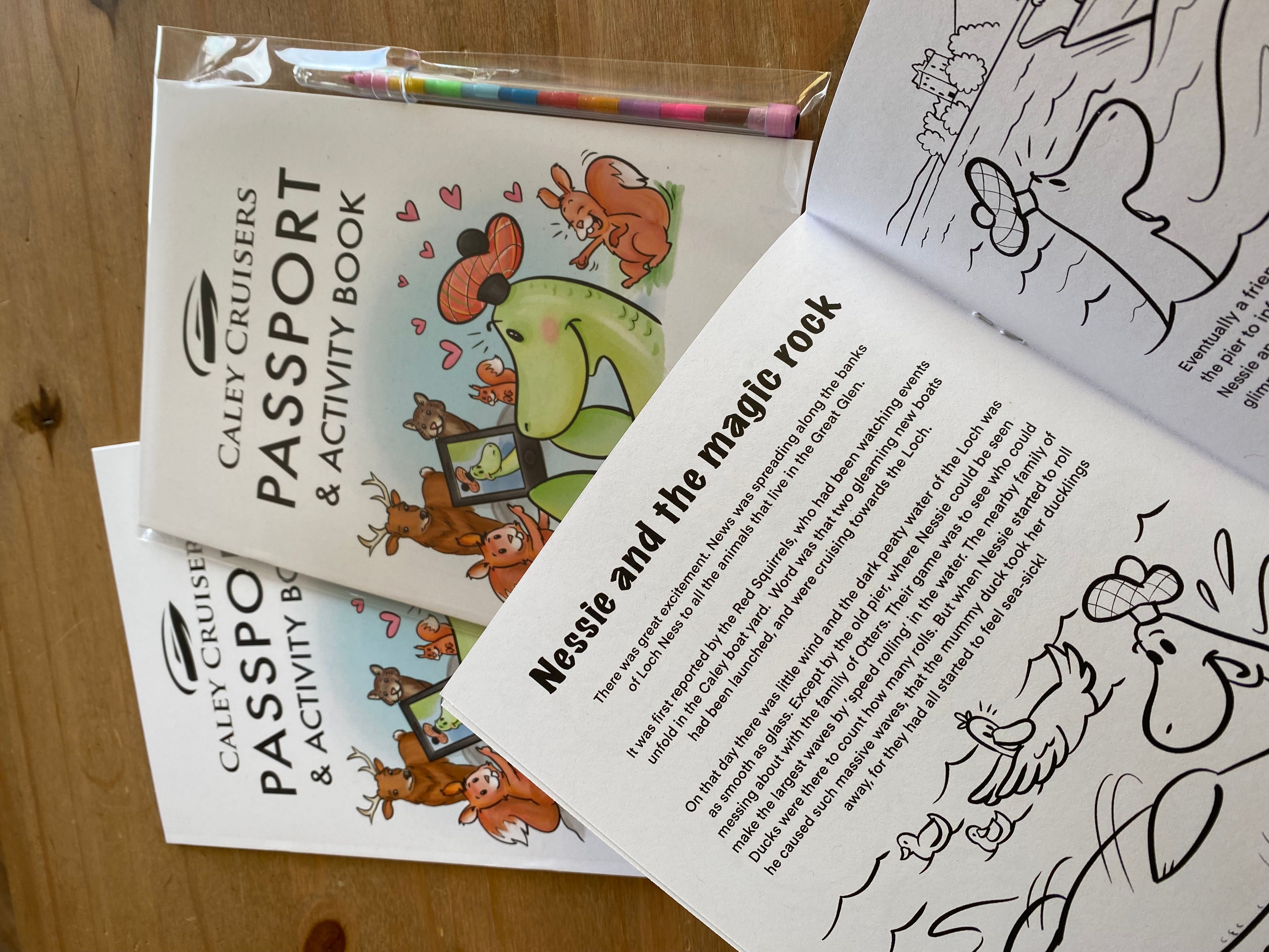Custom colouring books or paper placemats