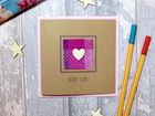Harris Tweed Fabric Greetings Cards