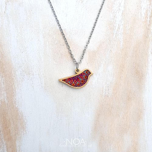Small Bird Pendant, Gold Plated