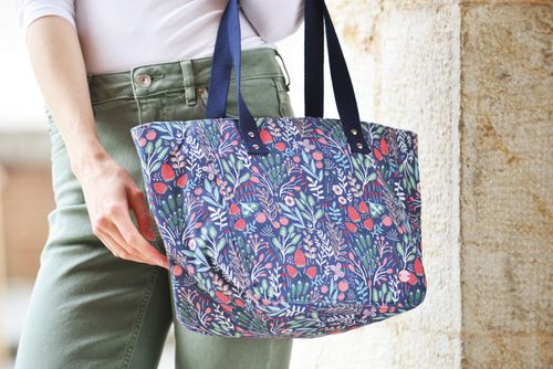 SS25 Floral Printed Canvas