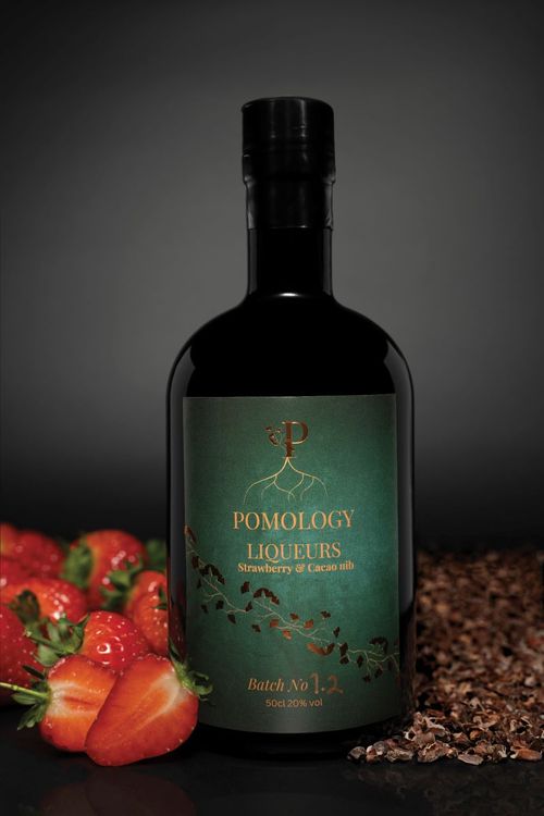 Strawberry & Cacao Nib Liqueur