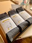 Mens Charcoal Alpaca Stripe Socks