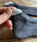 Mens Charcoal Alpaca Running Socks