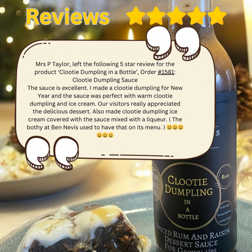 Clootie Dumpling in a Bottle