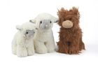 Highland Cow and Lamb Soft Toy Teddies