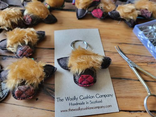 Cow and Sheep keyrings