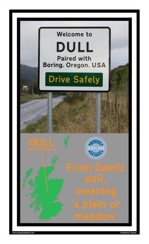 Tea Towel - Dull, Perth & Kinross