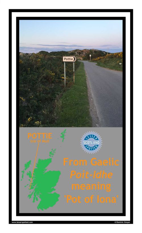 Tea Towel - Pottie, Isle of Mull