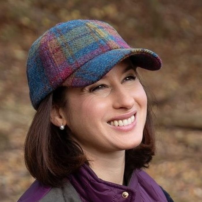 Rannoch Harris Tweed Ladies Baseball Cap