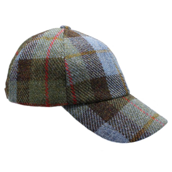 Harris Tweed Ladies Baseball Cap NEW Colours for 2026