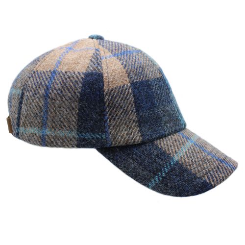 Rannoch Harris Tweed Ladies Baseball Cap