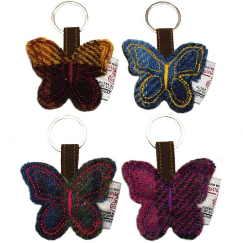 Harris Tweed Key Ring/Bag Charm