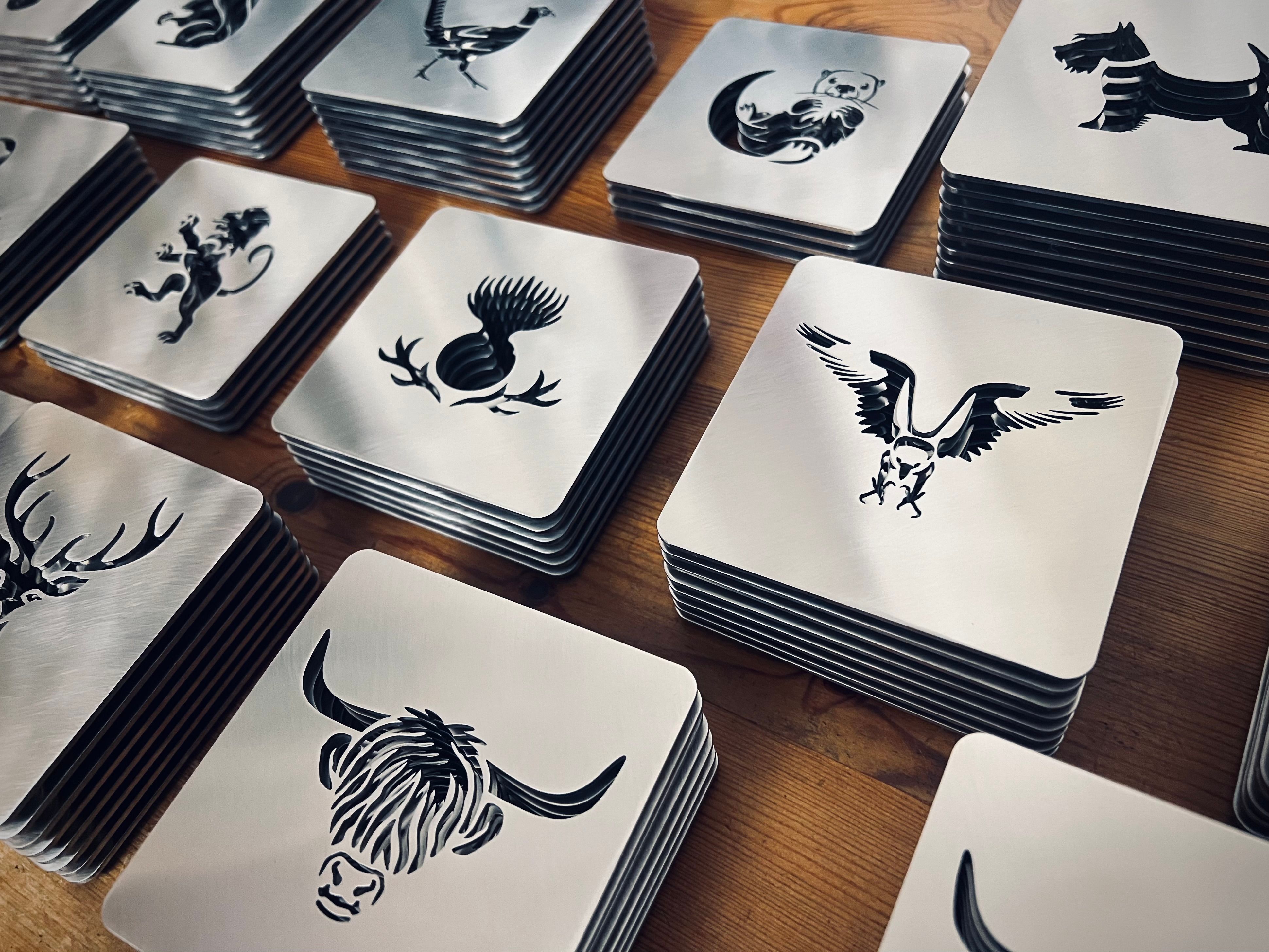 Stainless Steel Drinks Coasters