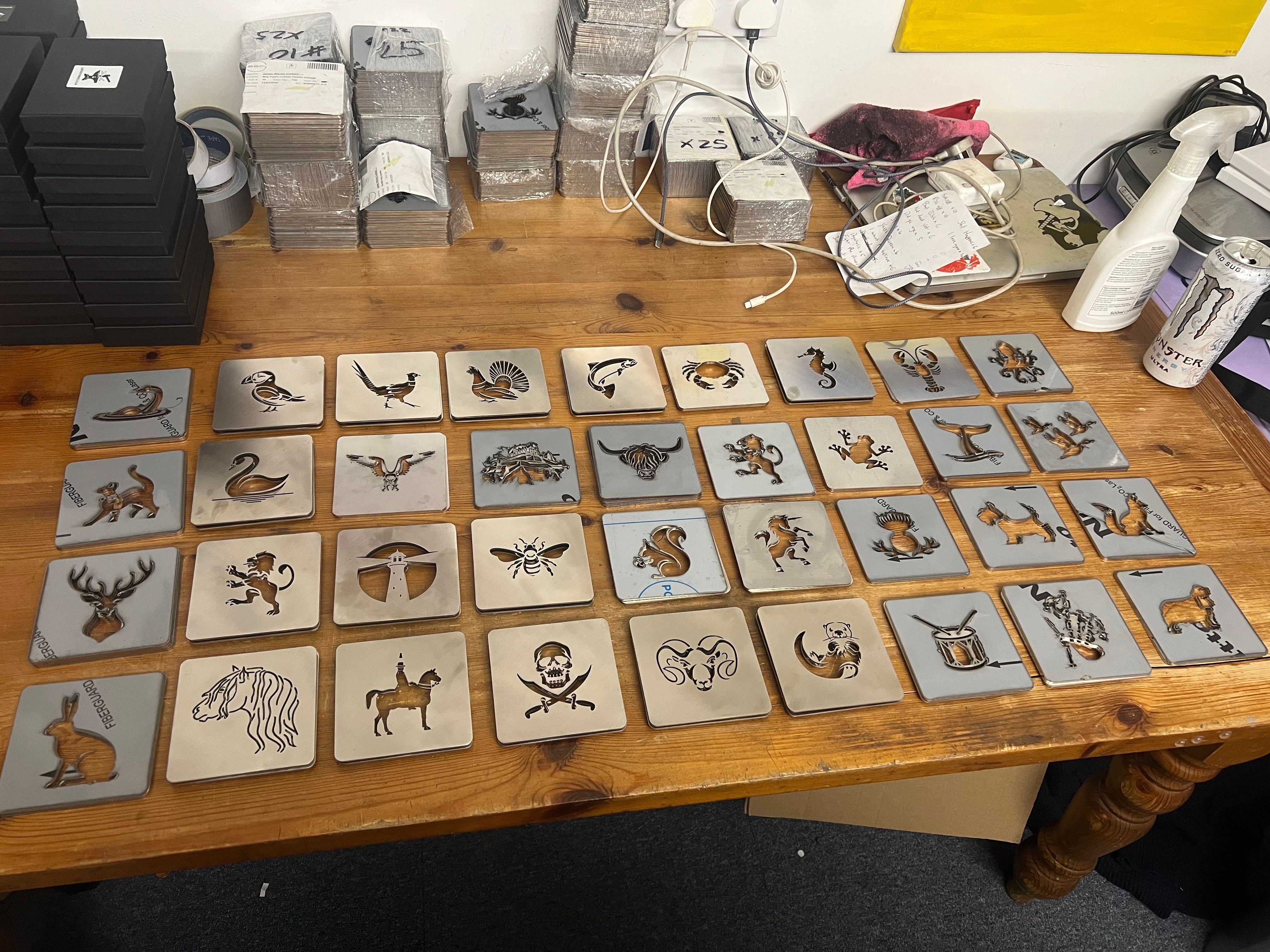 Stainless Steel Drinks Coasters