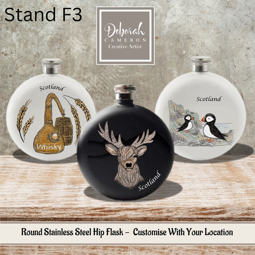 Custom Location Hip Flask