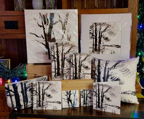 Cairngorm Ink Trees Collection