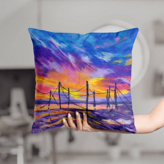 Fishing Poles Sunset Collection