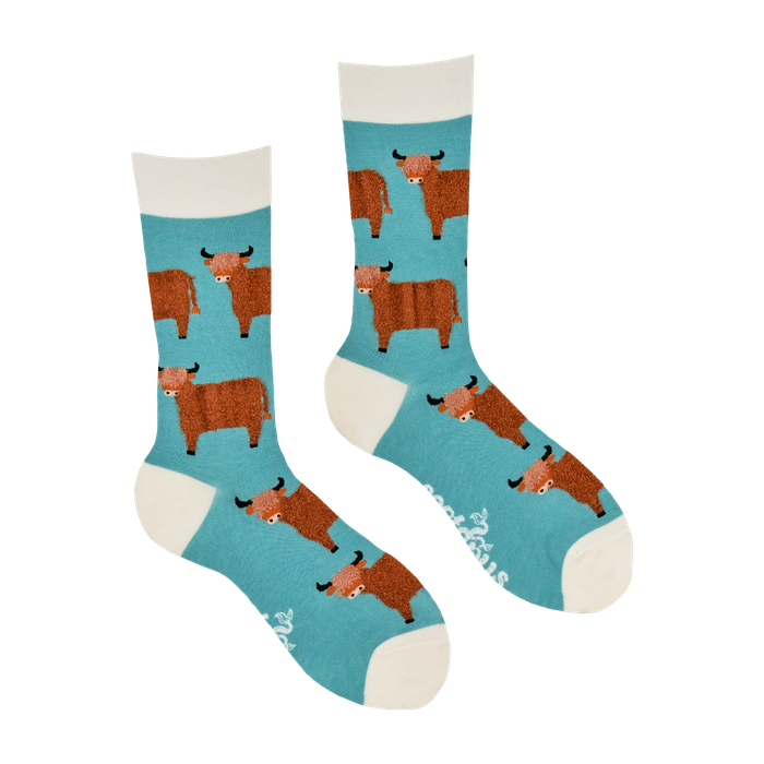 Wee Hairy Coo Bamboo Socks
