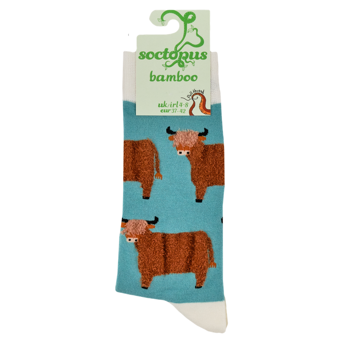 Wee Hairy Coo Bamboo Socks