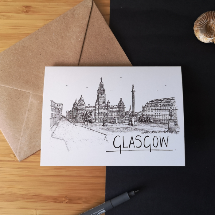 Scottish Skyline Greetings Cards