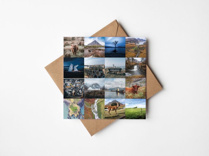 Scottish landscape Greeting cards