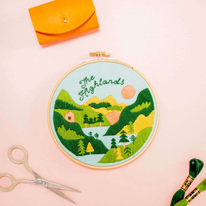 The Highlands Embroidery Kit