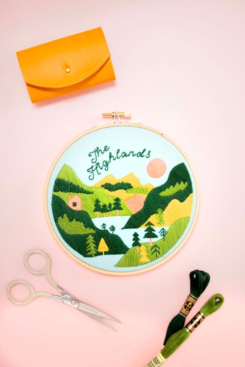 The Highlands Embroidery Kit