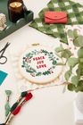 Peace Joy Love Embroidery Kit