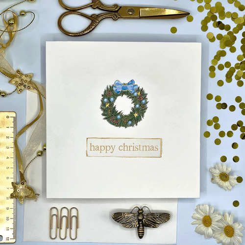 Happy Christmas - Wreath