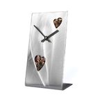 Stainless steel standing clocks
