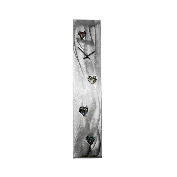 Stainless steel medium wall clocks