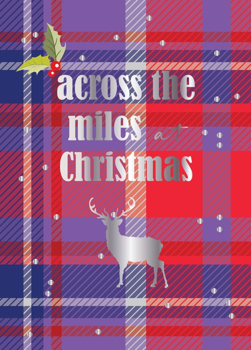 SCOTTISH XMAS FOIL CARDS