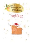 SCOTTISH XMAS FOIL CARDS