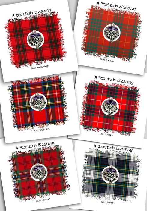New Tartan Clan Cards