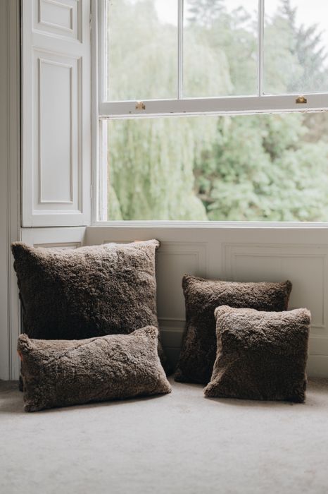 Waste Less Sheepskin Cushions