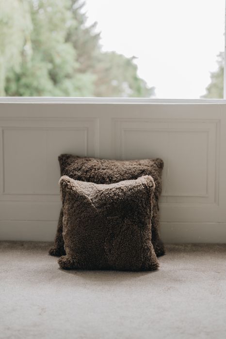 Waste Less Sheepskin Cushions