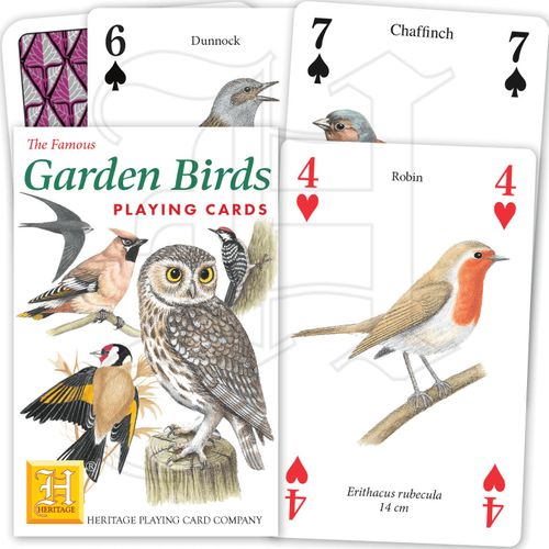 Garden Birds Playing Cards