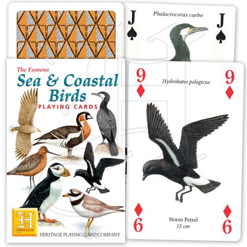 Sea & Coastal Birds Playing Cards